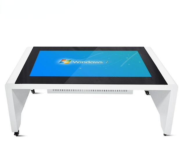 智能互動觸摸茶幾多功能游戲娛樂一體機電容屏查詢桌面液晶洽談桌