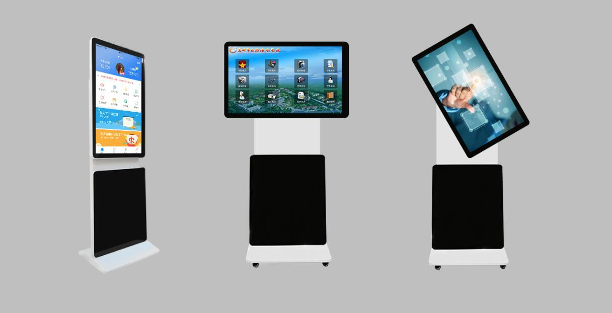 立式旋轉(zhuǎn)觸摸廣告機一體機